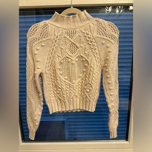 Free people heart sweater